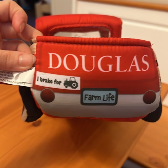 Douglas Cuddle Toy Toys The Douglas Farm Cuddle Toys Red Farm Truck Stuffy Poshmark